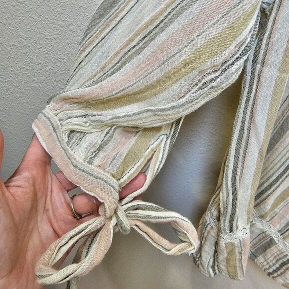 Lauren Conrad Off the Shoulder Cotton Top Size XL - Picture 6 of 6